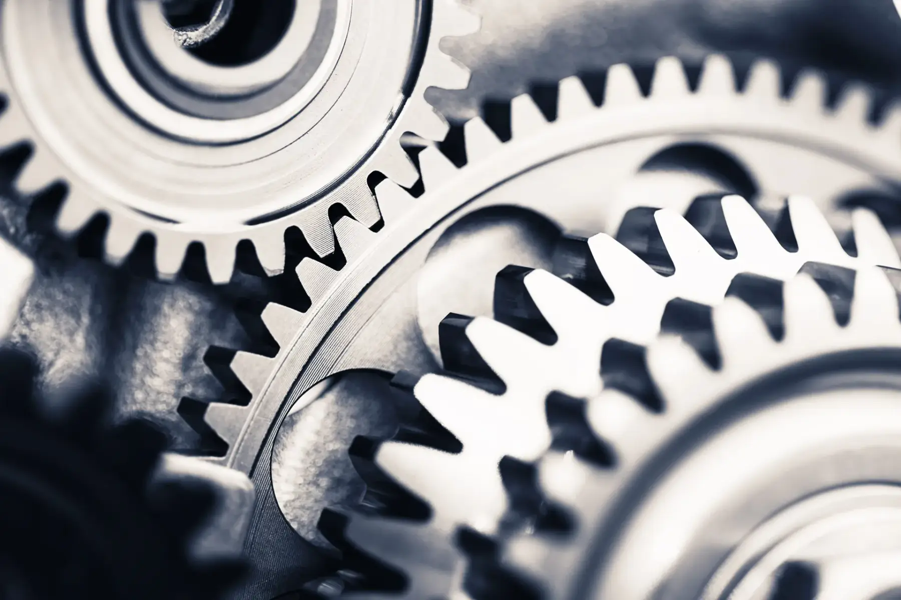 Interlocking metal gears